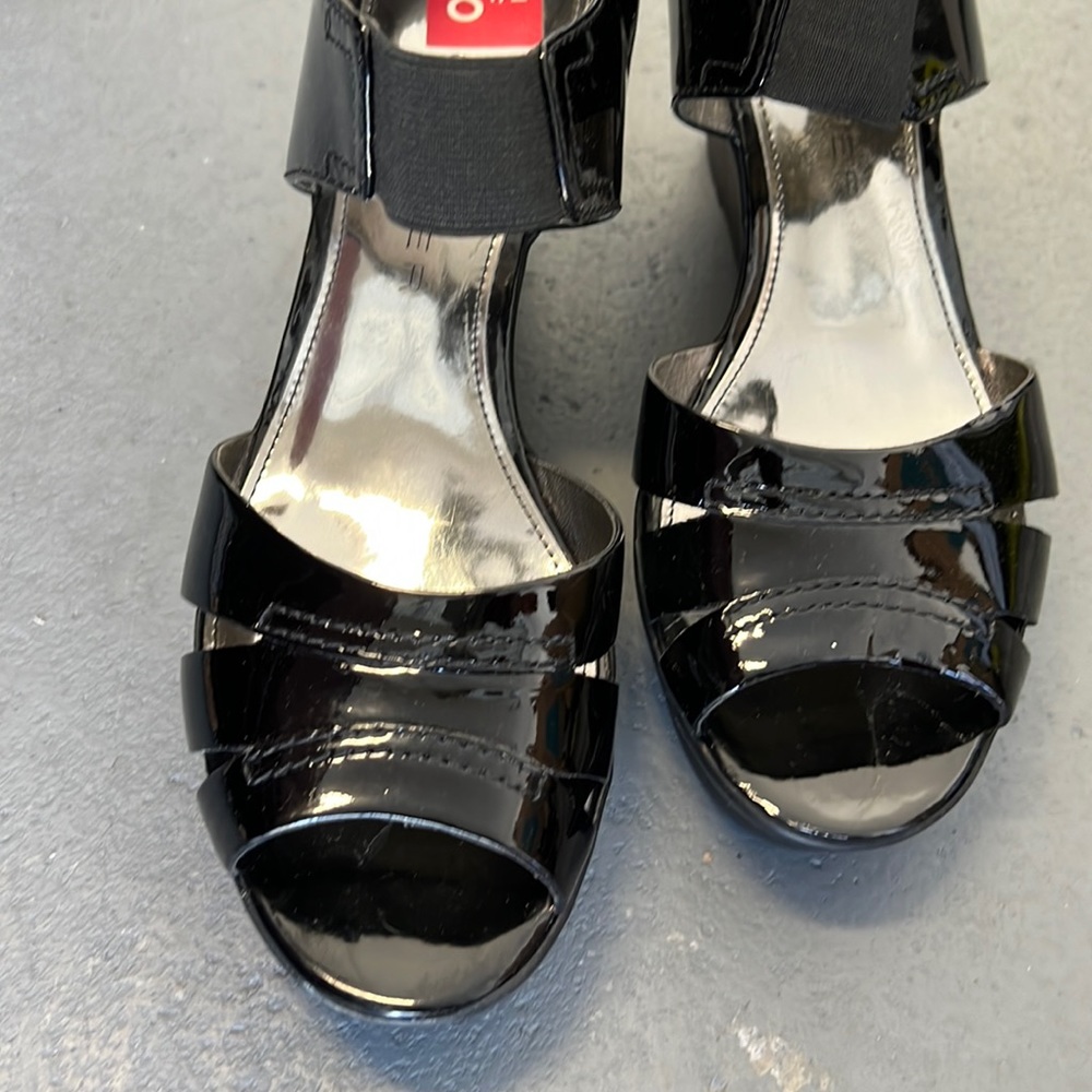 Patent Leather Wedges